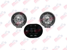 [CLA-3203-501] AUDIO FM/MP3 C/LEDS/AISLAMIENTO ACUATICO PARA MOTOCICLISTA
