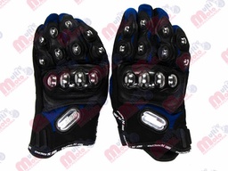 [GUA-7107-0091B] GUANTE P/ MOTOCICLISTA IRON RACING HOMBRE ACERO AZUL TALLA L