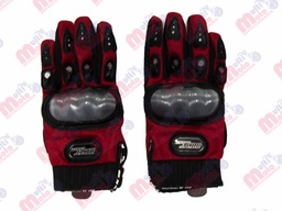 [GUA-7107-0001B] GUANTE P/MOTOCICLISTA IRON RACING COMANDANTE ROJO TALLA L