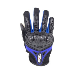 [GUA-7107-0011A] GUANTE P/MOTOCICLISTA IRON RACING TACTIL TOUCH NAVEGADOR AZUL TALLA M
