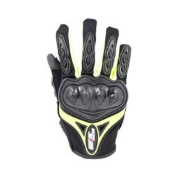 [GUA-7107-0013A] GUANTE P/MOTOCICLISTA IRON RACING TACTIL TOUCH NAVEGADOR VERDE TALLA M