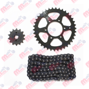 [36PD0009] JGO DE SPROCKET Y CADENA A102 BAJAJ AVG150 S