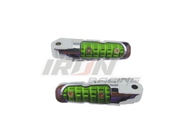 [POS-1616-0812V] JGO POSAPIE TRASERO ALUMINIO UNIVERSAL VERDE