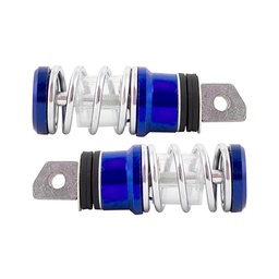 [POS-1616-0913A] JUEGO POSAPIE ALUMINIO C/LUZ RESORTE AZUL