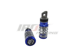 [POS-1616-0813A] JUEGO POSAPIE ALUMINIO DECORATIVO RESORTE AZUL