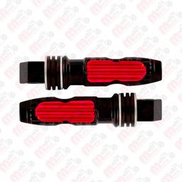 [POS-1616-0809R] JUEGO POSAPIE TRASERO ALUMINIO IR2809 ROJO