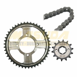 [ENG-1505-3112] KIT ENGRANES C/CADENA MOTOKING 45T/14T 428H*128 170Z