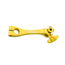 [PAL-1312-0812] KIT PALANCA DE LEVA ALUMINIO ESTRELLA FRENO TRASERO CG125/FT125 DORADO