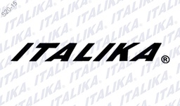 [F13020098] LOGO CUBIERTA COLA ITALIKA NEGRO GS150, GS150 LED ELITE