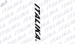 [F01070027] LOGO ITALIKA AMORTIGUADOR NEGRO DT110 DELIVERY, FT115