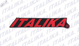 [F13020025] LOGO ITALIKA CUBIERTA DE COLA FT180