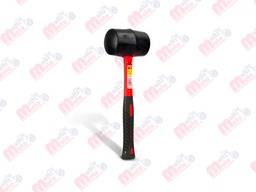 [MH-16] MAZO DE HULE CON MANGO DE FIBRA DE VIDRIO 16 OZ