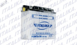 [F06010028] BATERIA ITALIKA 12N7A-3A EX200 FT180 RT180 RT200