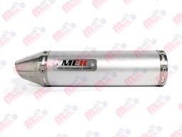[1004994-5] SILENCIADOR TIPO CONO PEQ 300MM CROMADO MEK