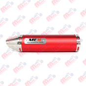 [1004994-2] SILENCIADOR TIPO CONO PEQ 300MM ROJO MEK