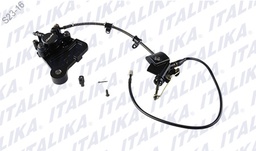 [F15020209] SISTEMA FRENO TRAS CALIPER NEGRO CON LOG VX250