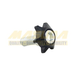 [TOR-6701-0807N] TORNILLO DECORATIVO ALUMINIO CON COLORES ESTRELLA M6 NEGRO