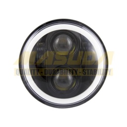 [FOB-3216-9071] FARO 5.75" DELANTERO REDONDO LED OJO ANGEL BLX-C2301 30W*2 10-80V 6500K 6400*2LM