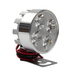 [99-5027-001] FARO AUXILIAR 4 LED 12 V 4W C/ESTROBO PLATEADO