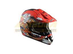 [CAS-7101-7215D] CASCO CROSS IRON RACING IR-850 DOT BEAST ROJO XL