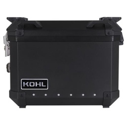 [5148-1022] MALETA LATERAL KOHL DER KH4N.1 ALUMINIO NEGRO 28 LTS