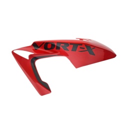 [F13012498] CUBIERTA TANQUE IZQ ROJO VORT-X 200
