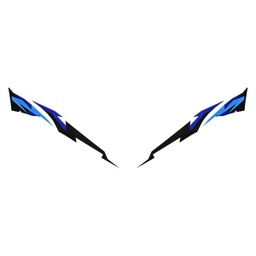 [F16030117] JGO ETIQUETAS SALPICADERA DEL ZDM 250