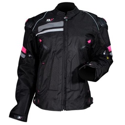 [7302-1774] CHAMARRA DEPORTIVA R7 RACING L NGO/ROS R7-243 TEXTIL P/DAMA