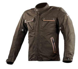 [7302-2353] CHAMARRA DEPORTIVA LS2 2XL CAFE BULLET TEXTIL
