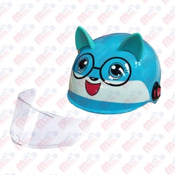 [495ACC-CAS-AZ] CASCO NIÑO OREJITAS AZUL