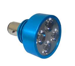 [18-5038-001] FOCO LED ANODIZADO/AZUL 12W(4X3W)1000LUMEN