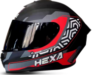 [EG-37.452.05M] CASCO INTEGRAL FRANKIE HEXA ROJO      XXL