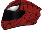 [M-85SP1.3] CASCO EDGE / MARVEL SPIDERMAN  MATE   L