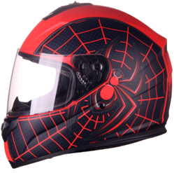 [M-007MM1.3] CASCO EDGE / MARVEL  MILES MORALES TALLA L