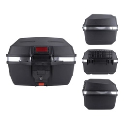 [CJA-HF863] CAJA PORTA-EQUIPAJE MOTONETAS Y MOTOS DE TRABAJO / CAPACIDAD 24 l ANCHO 41.5 cm  / ALTO 37 cm  / FONDO: 31.5 cm  / DESMONTABLE / RESPALDO / CARGA: 3 kg