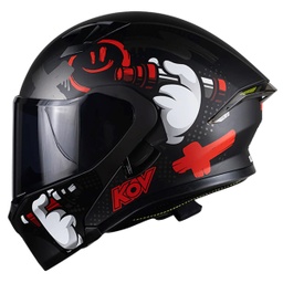 [7502305897475] KOV CASCO FURIA TAGGER ROJO L