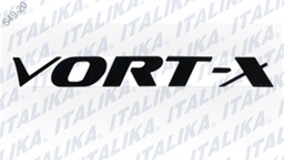 [F13020440] ETIQUETA VORT-X CUBIERTA IZQ ROJO VORT-X 300R