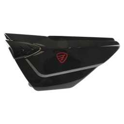 [F13012715] CUBIERTA LAT IZQ NEGRO ROJO DT150 CLASICA