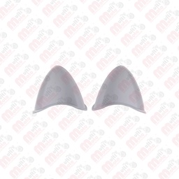 [MZ-1338-B] Adorno orejas de gato para casco blancas par