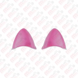 [MZ-1338-R] Adorno orejas de gato para casco rosas par