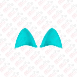 [MZ-1338-V] Adorno orejas de gato para casco verdes par