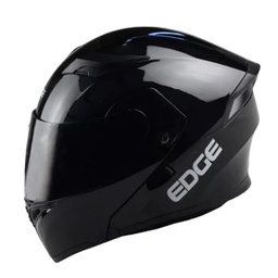 [EG-19.03] CASCO EDGE BOSS NEGRO SOLIDO BRILLANTE    L