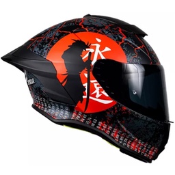 [7502305898823] KOV CASCO BUSTER RIDER ARMOUR ROJO M