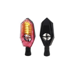  DIRECCIONAL LED SECUENCIAL TIPO ZAFIRO UNIVERSAL (AMARILLO-ROJO)