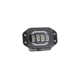 [RS-LED-13089W-W-Y] FARO AUXILIAR LED CON ESTROBO 4 LED CON OJO DE ANGEL CON LUZ DE CONTORNO