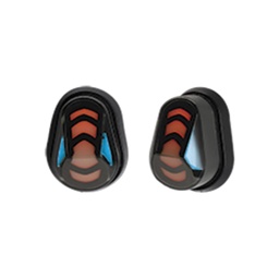 [RS-DIR-0025Y-BU] DIRECCIONAL LED TIPO TORTUGA UNIVERSAL (AMARILLO-AZUL)