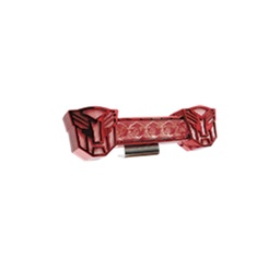 [RS-LED-13071R] BARRA LED DECORATIVA TIPO ROBOT LUZ ESTROBO (ROJO)