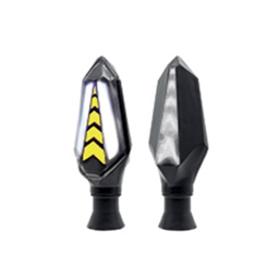 [RS-DIR-0007Y-W] DIRECCIONAL LED SECUENCIAL BI-COLOR TIPO FLECHA UNIVERSAL (AMARILLO-BLANCO)