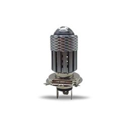 [RS-FDEL-5018Y-W] FOCO DE FARO LED H4 CON LUPA PENETRACION 2 COLORES BLANCO AMARILLO