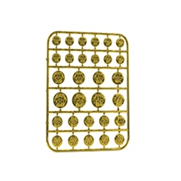 [RS-GRL-12004GD] TAPON DECORATIVO PARA TORNILLERIA DE PLASTICO (DORADO)